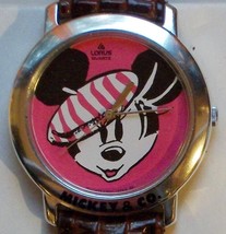 Disney Retired Lorus Euro Disney Mickey Mouse Watch! Retired! New! Hard ... - $110.00