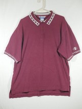 Champion Polo Men&#39;s XL Red Maroon Shirt Vintage - $9.49
