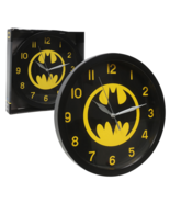 DC Comics Batman Superhero Analog Wall Clock 9 3/4 inches and 1 JUMBO Pen - £15.18 GBP