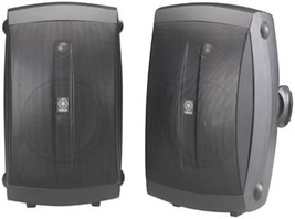 Yamaha NS-AW350B All-Weather Indoor/Outdoor 2-Way Speakers - Black (Pair) - £123.69 GBP