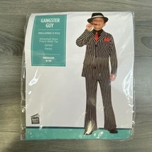 Gangster Guy Pin Striped Pant Suit Child Size Medium 8-10 Halloween Costume - £11.78 GBP