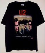 U2 T Shirt The Best Of 1990 2000 Vintage Embroidered Rock &amp; Death Size X... - £314.75 GBP