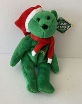Bamm Beanos Chipper Jones #10 Christmas Salvino Beanie Bear - £11.80 GBP