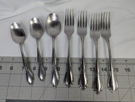 Oneida Oneidacraft Chateau Deluxe Flatware Lot Dinner Forks Spoons - $29.95