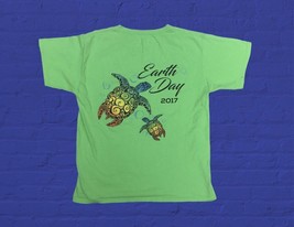 Tribal Turtles Earth Day 2017 T Shirt - £6.90 GBP