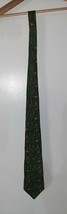 Salvatore Ferragamo MEN&#39;S TIE Green FARMER PRINT W: 3.75&quot; L: 60&quot; - $14.99