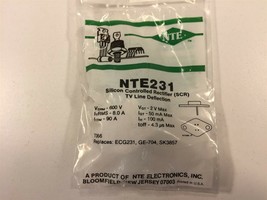 (15) NTE231 Silicon Controlled Rectifier (SCR) TV Deflection Circuit - Lot of 15 - $49.99