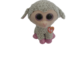 Ty Beanie Boos  Dixie the 9” Gray Wooly Lamb Soft NEW - £8.76 GBP