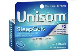 Unisom SleepGels Nighttime Sleep Aid - 32 Softgels - £10.02 GBP