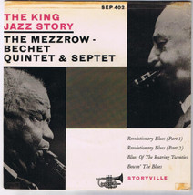 Mezzrow Bechet Quintet &amp; Septet 45rpm King Jazz Story Revolutionary Blues - £6.18 GBP