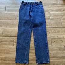 VINTAGE Guess Jeans Men&#39;s 29x34 Straight Leg Denim Blue Pants USA - $465.86 MXN