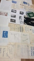 Uruguay Original Piano Programs of SODRE (1947-1950) w/34 Authentic Autographs - £452.23 GBP