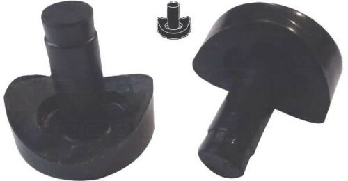 4 Coved Nylon Stem 3/4&#39;&#39; Bumper Glides for Tubular Chair Bases - $6.76