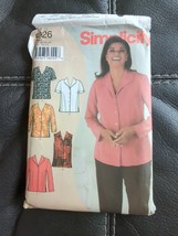 Simplicity 5926 Blouses Top Button Womens Plus Sewing Pattern Uncut All Sizes - £8.20 GBP