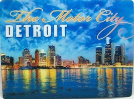 Detroit Michigan The Motor City 3D Postcard - $6.99