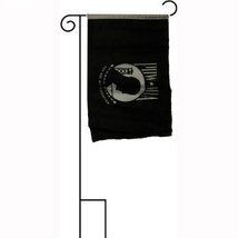 12&quot;x18&quot; POW MIA POWMIA Sleeved Polyester Flag With Garden Stand - £15.09 GBP