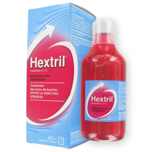 HEXTRIL Antiseptic mouthwash 400 ml - 13.52 fl oz