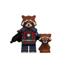 Rocket raccoon minifigures guardians of the galaxy vol. 3 lego compatible   copy thumb200