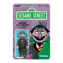 Sesame Street -Count Von Count 3 3/4&quot; ReAction Figure by Super 7 - £28.44 GBP