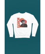 Fashion Unisex Sweatshirt, Orange Colors, comfort style, premium sweatshirt - $36.36+
