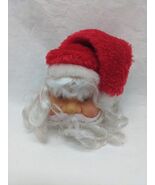 Vintage Santa Clause Head Christmas Holiday Decor 4&quot; - $14.50 CAD