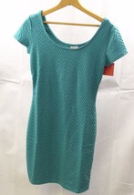 Mossimo Sheath Summer Dress Women Teal S Scoop Neck Size S  - £8.62 GBP