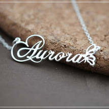 Personalized Name Necklace With Butterfly - £6.36 GBP+