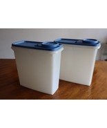 LOT 2 Tupperware 469 Cereal Keeper 2 Quart Storage Containers w/ 471 Blu... - $264.99 MXN
