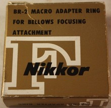 New Nikkor Japan BR2 BR-2 F Macro Adapter Ring for Bellows Focusing Atta... - $29.35