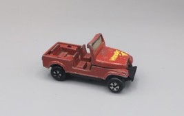 Vintage 1983 ERTL Jeep Wrangler Jeans Red CJ-7 1/64 Diecast 100-0405  - £7.65 GBP