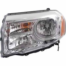 Headlight For 2012-2015 Honda Pilot Left Driver Side Chrome Housing Clear Lens - £142.97 GBP