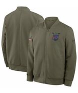 Mens Bills Salute to Service 2025 Sideline Full-zip Bomber Jacket - Olive - €86,29 EUR
