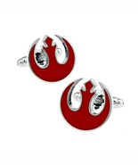 REBEL ALLIANCE CUFFLINKS Star Wars Movie Fan Red Symbol Emblem NEW w GIF... - €10,33 EUR