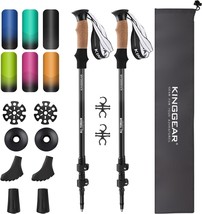 Walking Sticks With Adjustable Height, Quick Flip Lock, Lightweight Collapsible - $34.95