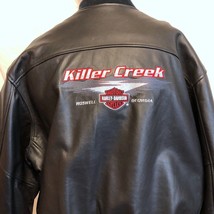 Harley Davidson Killer Creek Roswell Georgia Leather Lined Jacket Sz 2XL... - $395.99