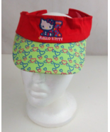 Hello Kitty Colorful Girl&#39;s Embroidered Adjustable Visor Cap Hat - $12.16 CAD