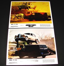 2 1977 Ron Howard Movie GRAND THEFT AUTO Lobby Cards Bentley Jump NSS 77... - $25.95