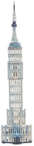 Piggy Bank Empire State Building Painted Vintage Rubber Plug Iron Frame - £117.20 GBP