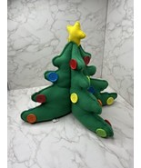 Hallmark Kids Vintage Christmas Tree Plush Buttons 3D Stuffed Xmas Holid... - £22.57 GBP