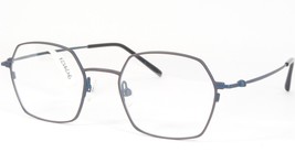 OU 35.222.02 Mate Gris/Sarcelle Unique Rare Lunettes 48-19-140mm Allemagne - $76.22