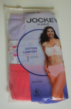 3 Jockey Elance Comforte Comfort Hipsters Size 9 Multi-color Style 1482/522 - £14.19 GBP