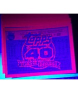1991 Topps Baseball DARK/BOLD logo w/Glow back, lot of 220 different - £99.56 GBP