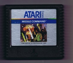 ORIGINAL Vintage TESTED 1982 Atari 5200 Missile Command Game Cartridge - £11.86 GBP