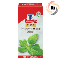 6x Packs McCormick Pure Peppermint Flavor Extract | 1oz | Non Gmo Gluten... - $41.42