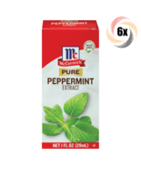 6x Packs McCormick Pure Peppermint Flavor Extract | 1oz | Non Gmo Gluten... - £32.40 GBP