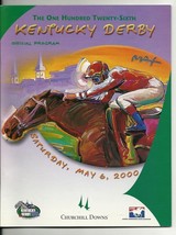 2000 Kentucky Derby Program Fusaichi Pegasus - £26.59 GBP