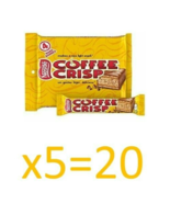 20 Coffee Crisp Chocolate Bars Full Size 50g - $636.26 MXN