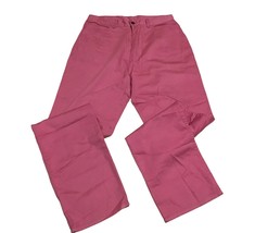 Vintage Lacoste Izod For Her Size 16 Pink High Waisted Jeans 31x34 80s - £58.36 GBP