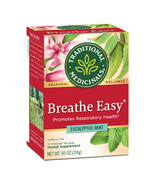 Traditional Medicinals Breathe Easy Herbal Tea Caffeine Free, 16 Tea Bags - $220.43 MXN
