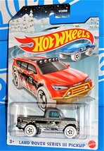 Hot Wheels 2022 Holiday Series 3/5 Land Rover Series III Pickup Satin Gray - £2.77 GBP